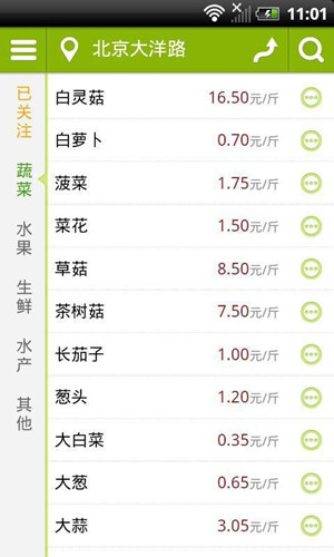 蔬菜價(jià)格app開(kāi)發(fā)